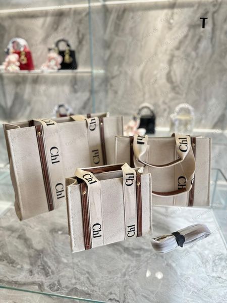 

luxury designer womens handbags tote shopping bag handbag canvas fashion large beach bags travel woody wholesale crossbody shoulder wallets