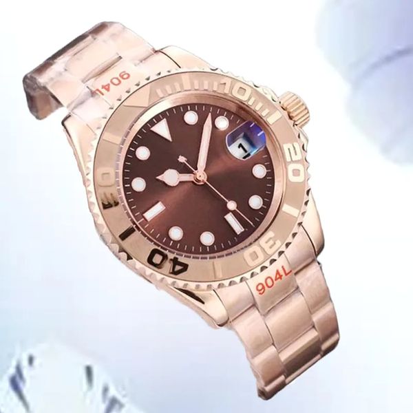 

watches for men automatic mechanical movement ceramics watches stainless steel gliding clasp swimming gold wristwatches luminous montre de l, Slivery;brown