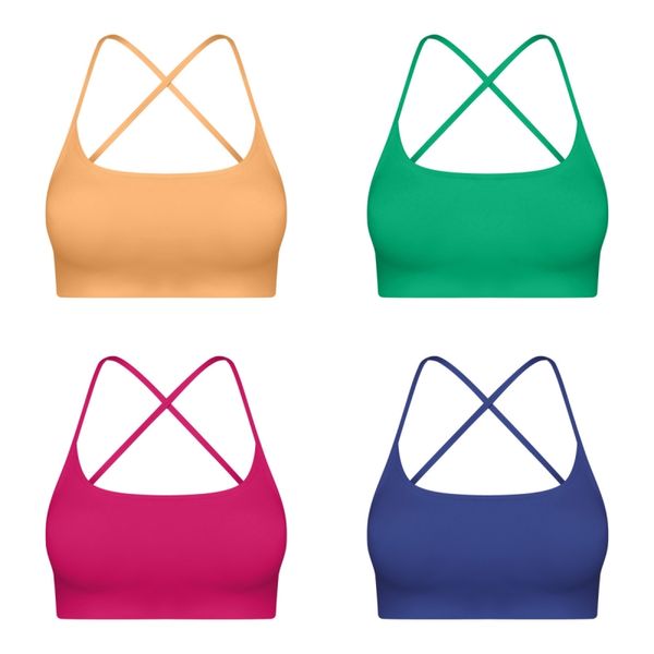 

bra yoga fixed cup sports bra back fashion underwear women's yoga tank top