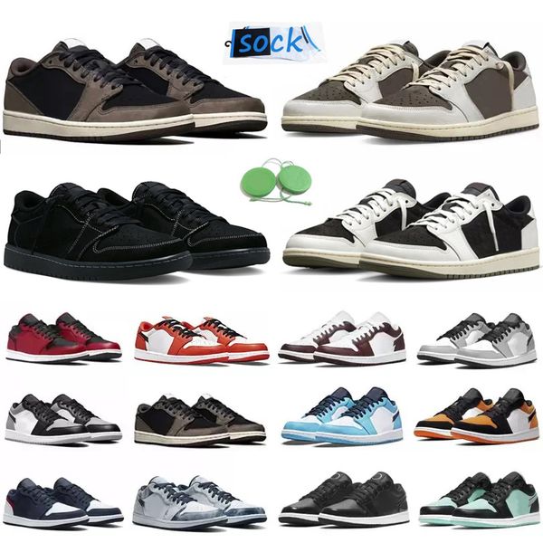 

jumpman 1 low men women basketball shoes 1s olive reverse dark mocha fragment white tan camo wolf grey paint drip royal cyber shadow toe men