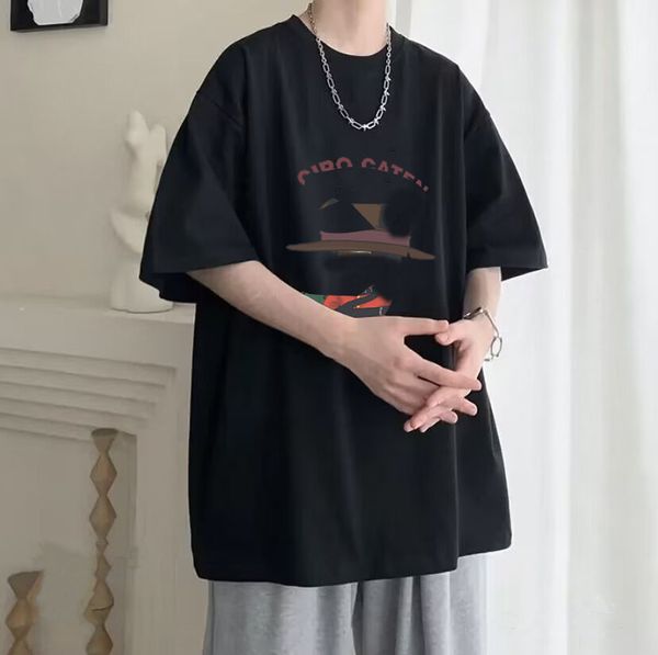 

mens designer band t shirts fashion black white short sleeve luxury letter pattern t-shirt size xs-4xl#ljs45, White;black