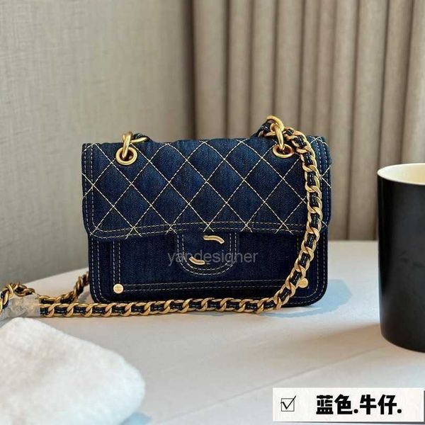 

designers bags channe cowboy messenger bag fragrant style cowboy black blue chip gift temperament