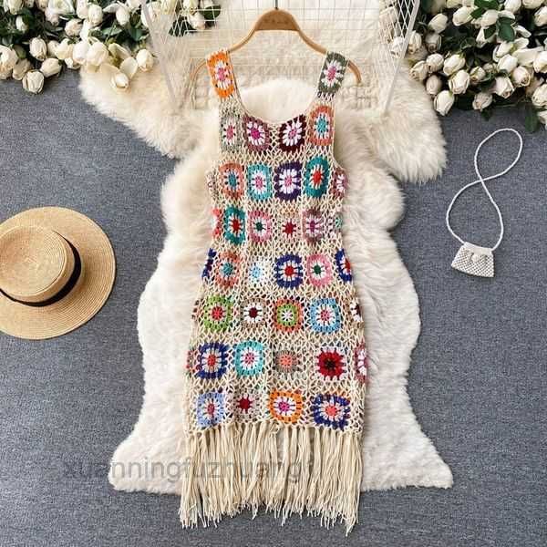 

runway summer tank dress 2023 women's spaghetti strap backless palace floral party pleated jize, White;black