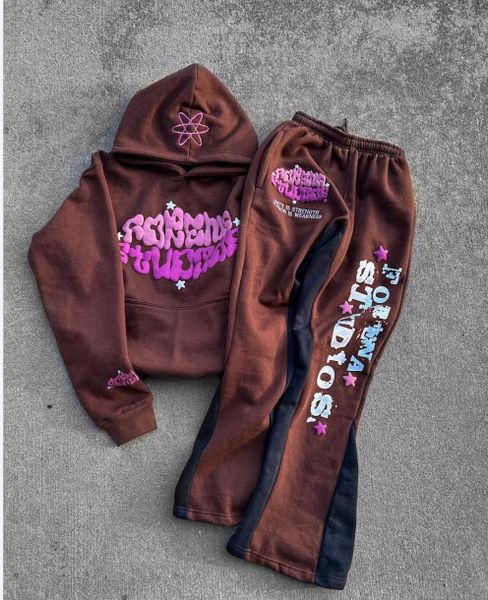 

womens hoodies sweatshirts brown star colorful letter print for women y2k loose anime sweatshirt oversized korean fashion harajuku hooded cl, Black