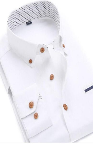 

quality plus size professional men dress shirt long sleeve fashion moisture wicking slim fit soft business shirts men clothing fac4407717, White;black