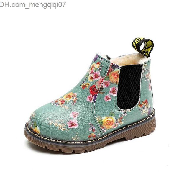 

sneakers autumn kids' casual printed ankle boots toddler boys' and girls' casual shoes winter warm chelsea boot kids' le, Black;red