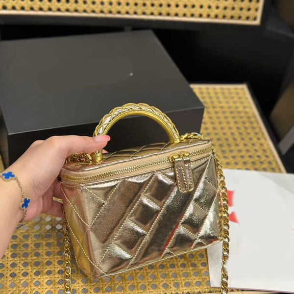 

cc lattice cosmetic bag designer shoulder bags women mirror quality luxury crossbody bags small square womens leather clutch chain mobile ph