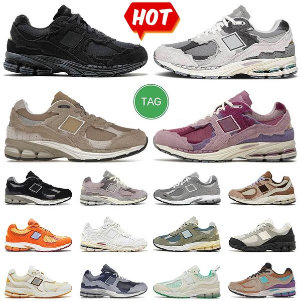 

n2002 2002r running shoes protection pack pink rain cloud phantom sea salt sail black grey purple designer bowling b2002 trainers sneakers f