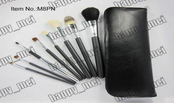 

factory direct dhl new makeup brushes mc 8 pieces brush setsleather pouchwith numbered7201346