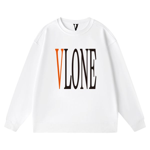 

vlone new men's sweatshirts classic casual hoodie fashion trend for men and women o-neck hoodie long-sleeved simple cotton pullover vl1, Black
