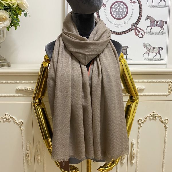 

women's long scarf scarves shawl 100% cashmere material khaki embroidery letters big size 200cm - 90cm, Blue;gray