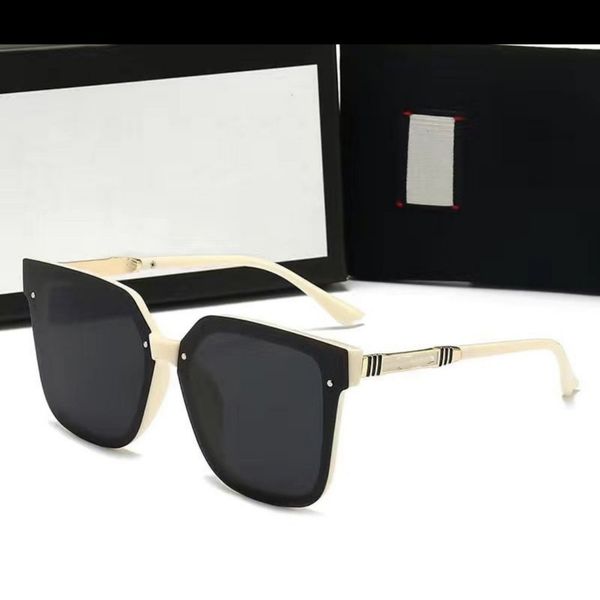 

new designer luxury men classic brand retro women sunglasses designer eyewear frame sun glasses woman with box, White;black