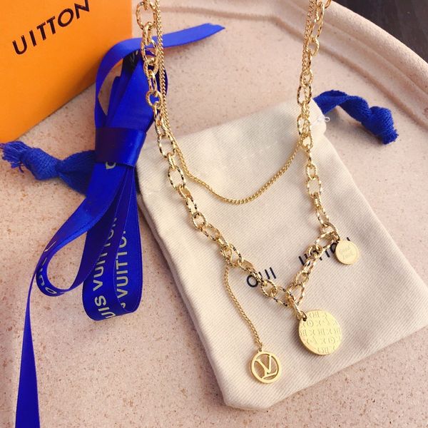

luxury designers necklace fashion womens charm jewelry luxurys necklaces small lock temperament clavicle chain gift for girlfriend neck chai, Silver