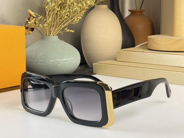 

realfine888 5a eyewear l z1653 moon rectangular frame luxury designer sunglasses for man woman with glasses cloth box z1655, White;black