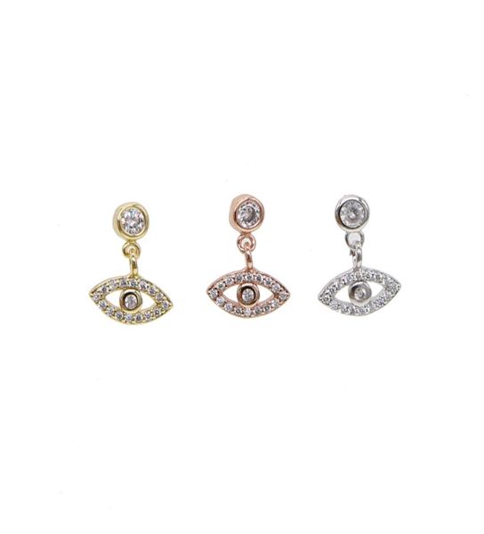 

925 sterling silver cute evil eye charm dangl earring elegance danity silver jewelry round cz eye drop elegance women jewelry5751492