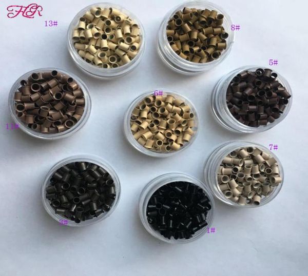 

flared copper micro ring 32x28x40mm easilylocks mini beads for i tip hair2064094
