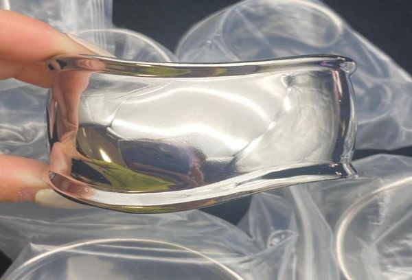 

18k gold silver cuff bangle bracelet extra width love watches designer link bracelet men couple fashion bracelets cool watche wedd9274085, Black