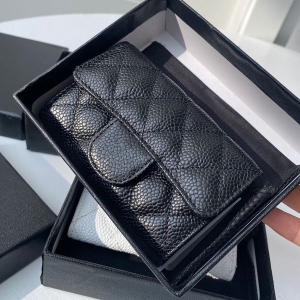 

designer card holder wallet classic c credit cards cover bag luxury womans genuine leather coin purse mans travel documents passport holders, Brown;gray