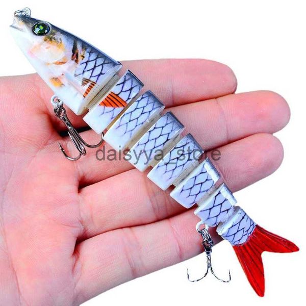 

baits lures 1pcs multi-section minnow fishing lure 13.5cm 19g artificial hard bait swimbait lifelike wobbler crankbait pesca fishing tackle