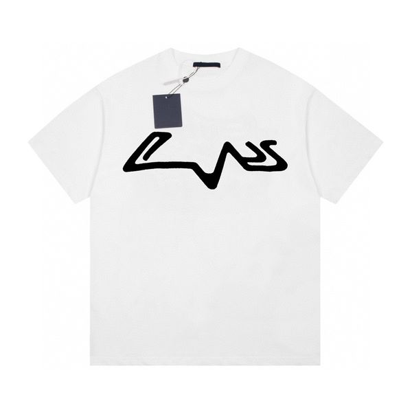 

23ss t shirt tee vintage spring summer streetwear short sleeve men women tshirt jul 26th, Black;brown