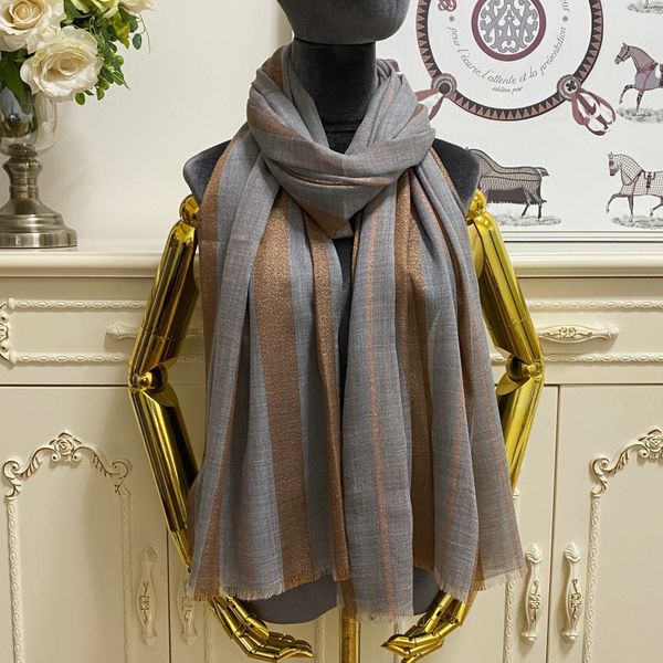 

women's long scarf scarves shawl 100% cashmere material grey embroidery letters plaid big size 200cm - 90cm, Blue;gray