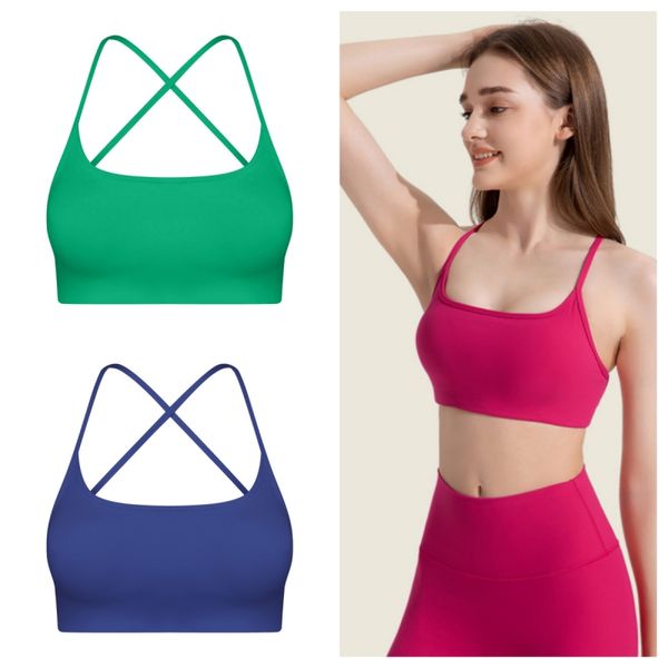 

lulu women's yoga sports bra fitness bra soft bra sweatwicking and breathable bra