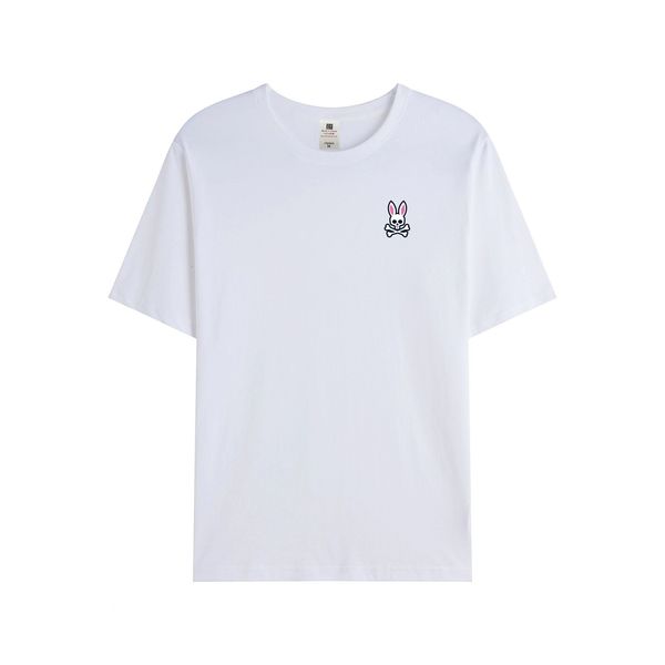 

men's t-shirts 100% cotton t-shirt for men ghost rabbit print t-shirt style short sleeve summer o-neck t-shirt four color women's, White;black