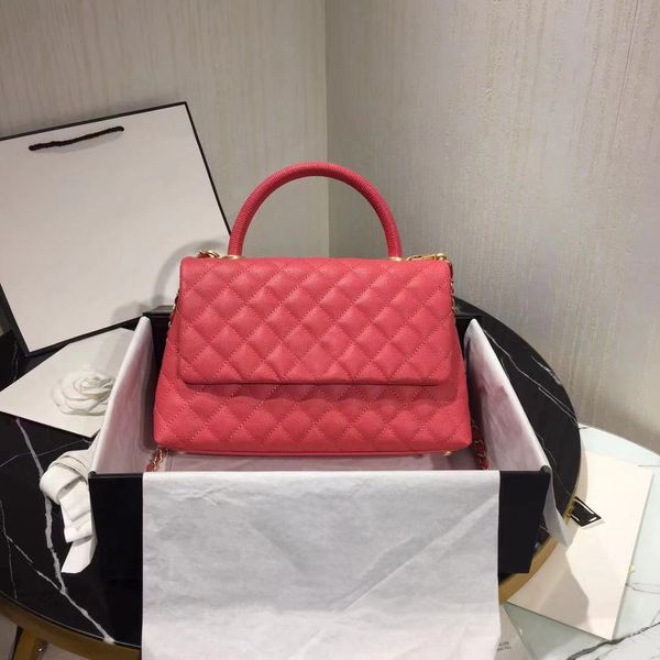 

10a super original quality caviar leather shoulder bag classic women handbags ladies tote clutch crossbody bag with box female purse luxurys