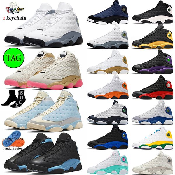 

2023 fashion jumpman 13 13s university blue basketball shoe j13 wheat university blue retors bred court purple wolf grey he got game hyper r