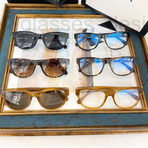 

fashion sunglasses frames designer buran same style female black glasses frame embroidered plate ch3416 63yj