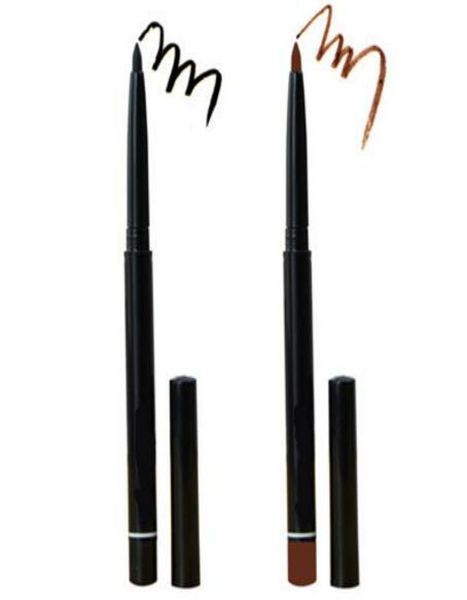 

12 pcslots of specialized cosmetics brand rotating scalable black and brown eyeliner beauty pen4733772