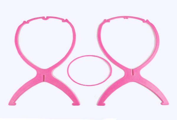 

wig stand factory direct plastic foldable whole01234562234587, White