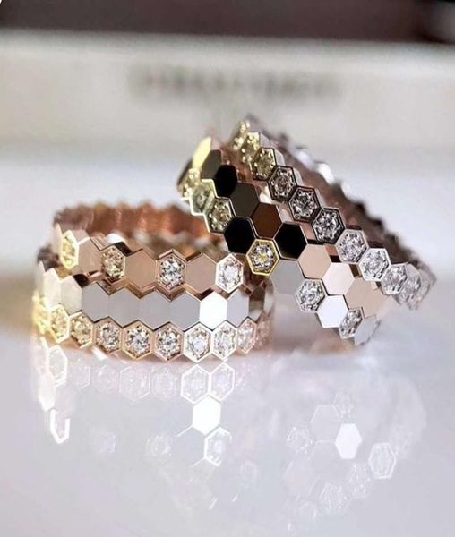 

paris diamond honeycomb with inlaid and silver plated gold tail3546131