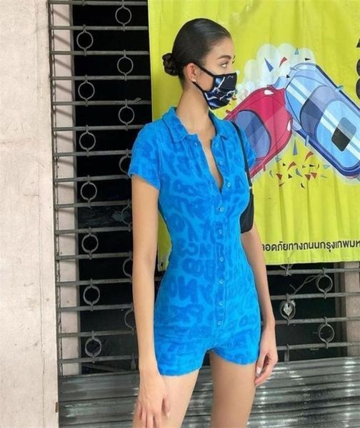 

y2k summer playsuit women short sleeve romper bodycon female blue jaded casual london green bodysuit v neck fashion rompers 22844114, Black;white