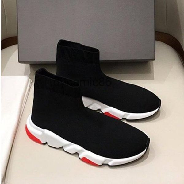 

2023 speed trainer socks shoes for men& women triple black white red casual shoes fashion designer sneakers ankle boot 6y