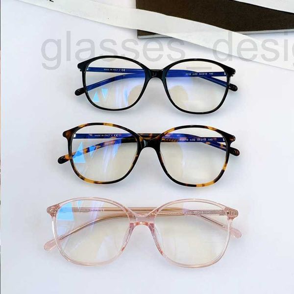 

fashion sunglasses frames designer ultra light same type 3219 black frame plate myopic eyeglass for women can be equipped with high count fl