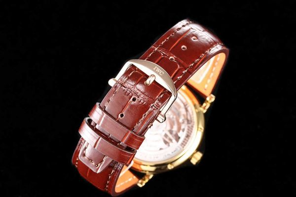 

designer iwc watch for men portofino moonphase watches full-function 6mwj twa factory superb mechanical movement uhr high-end montre prx lux, Slivery;golden