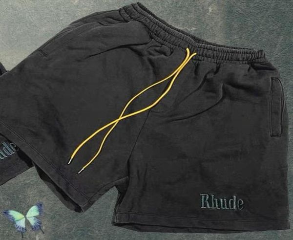 

shorts embroidery logo men women short pants thick fabric solid breeches 11 with tag2731663, White;black