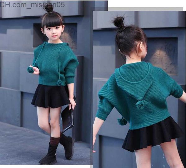 

clothing sets kids knitwear suits winter girl skirt set casual two-piece sport suit tracksuit children sets spring autumn girls clothing z23, White