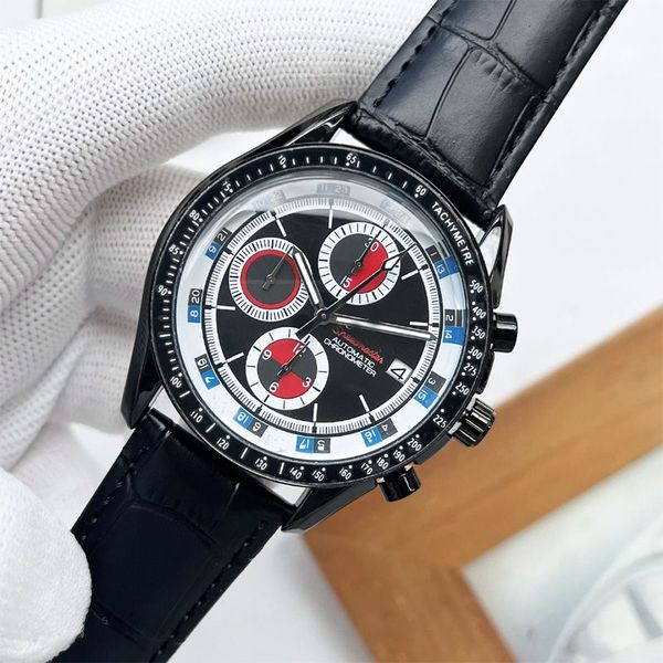 

omeg stainless steel wrist watches for men 2023 new mens watches all dial work quartz watchs luxury brand clock men fashion q2, Slivery;golden