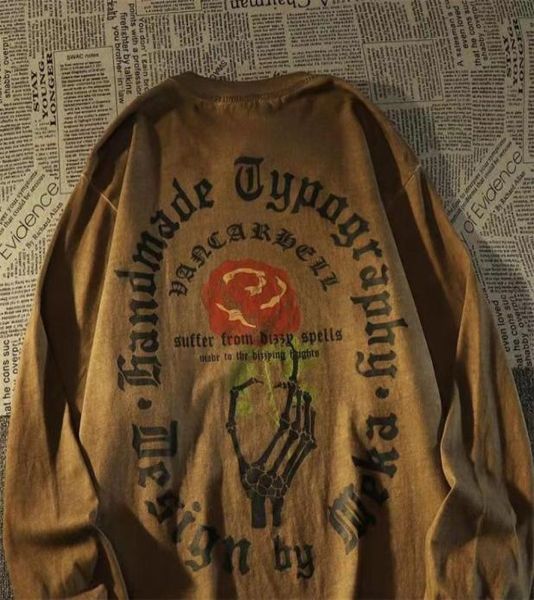 

s 5xl men039s designer hoodies sweatshirts loose vintage rose skull men hoody s pullover loose long sleeve jumper m4095624, Black