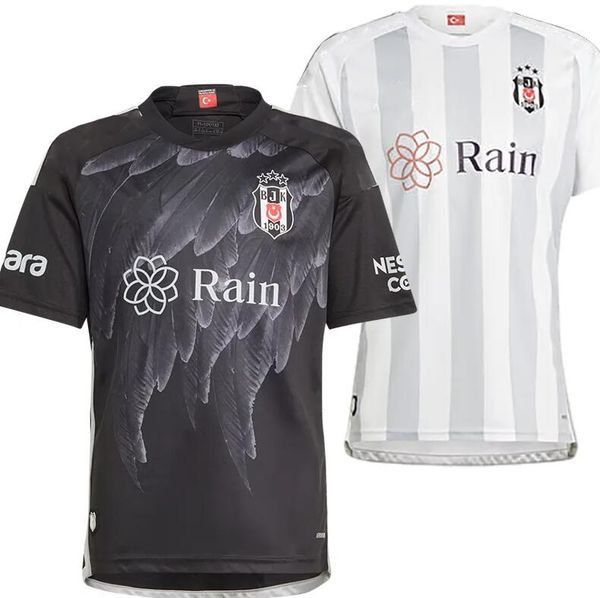 

23-24 besiktas customized thai quality design your own football wear football wear 9 cenk tosun 20 necip uysal 3 tayyip talha 35 semih 40 mu, Black;yellow