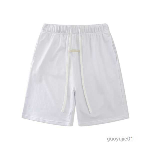 

mens womens designer essentail shorts clothing apparel essen cotton sports fashion short street style tide knee length essent us size s-xl g, White;black