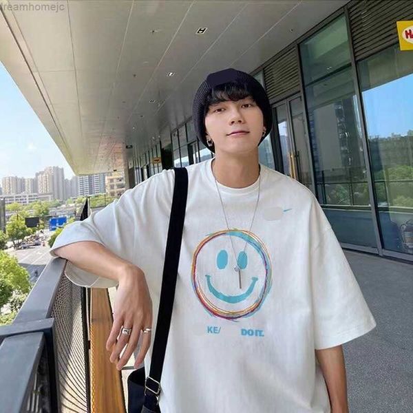 

summer for women/men o-neck short sleeve quality cotton oversizetees couple t shirt n-12, White;black