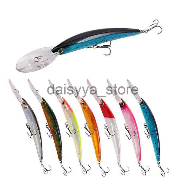 

baits 1 pcs big minnow 20cm 23g wobblers deep diving artificial hard bait trolling boat sea bass pike lure x0726