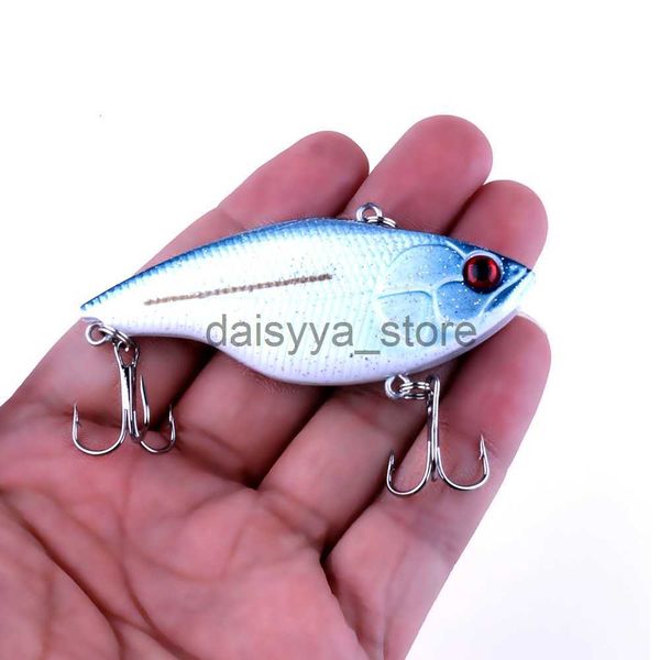 

baits hengjia 1pcs 7.5cm 18.6g hard vib sinking crankbait tackle diving swivel jig wobbler lure x0726
