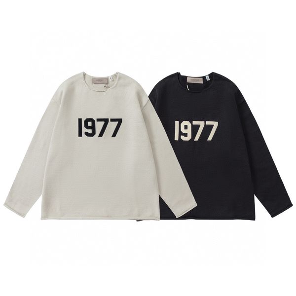 

men's plus size hoodies & sweatshirts in autumn / winter 2024 acquard knitting machine e custom jnlarged detail crew neck cotton c32e, Black;brown