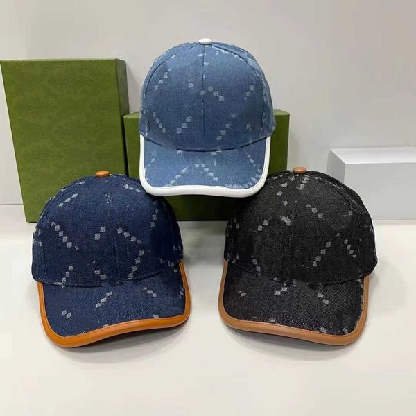 

high edition letter printed classic baseball hat for men and women versatile casual sun wide brim cap, Blue;gray