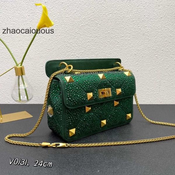 

crossbody valentins lady's women classic bag luxury high handbags beach designer quality diamond bags crystal new rivet handbag l2su