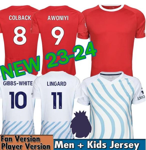 

23 24 nottingham soccer jerseys kids kit maglia forest 2023 2024 football shirts home away training player version colback awoniyi gibbs-whi, Black;yellow